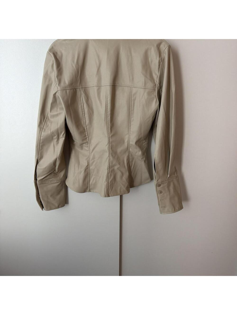 Zara Women's Tan and Cream Shirt - Picture 2 of 2